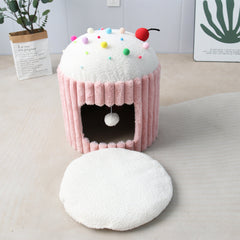 CATIO Pink Cupcake Cat House