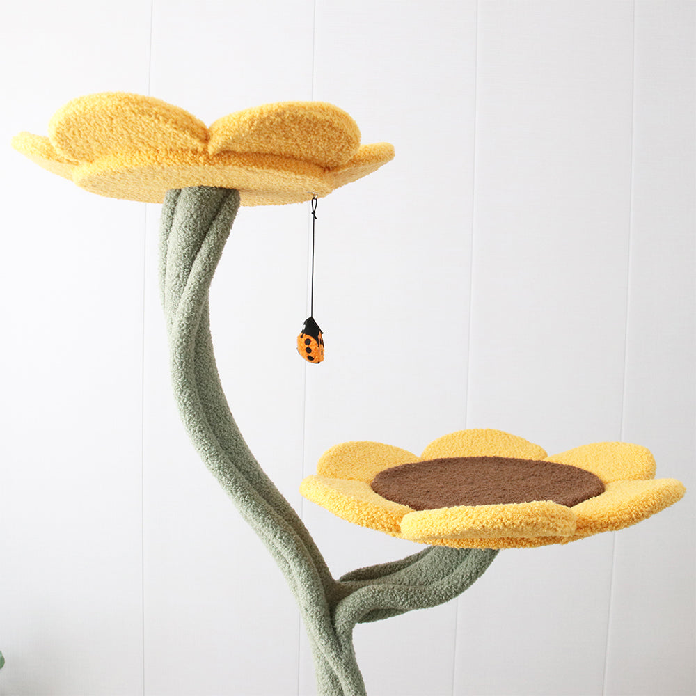 CMISSTREE 5-Level Sunflower Cat Tree