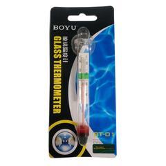 BOYU GLASS AQUARIUM THERMOMETER