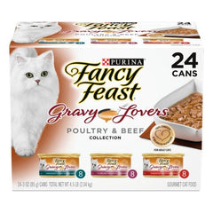 FANCY FEAST GRAVY LOVERS POULTRY & BEEF 24X85G