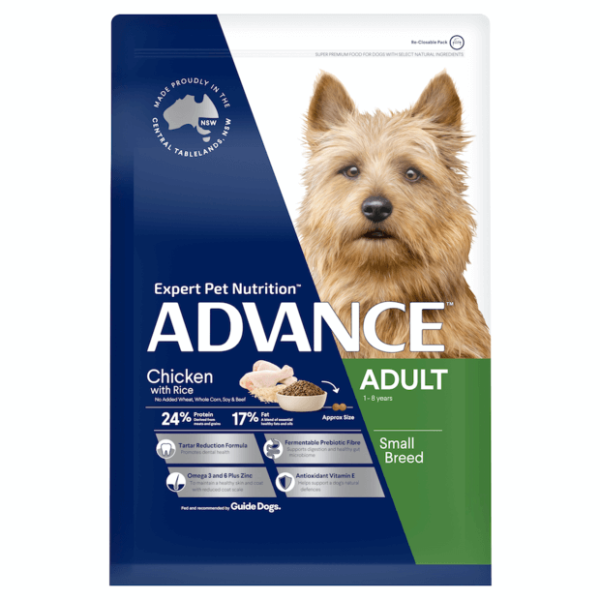 ADVANCE Small Adult Dry Dog Food Chicken With Rice