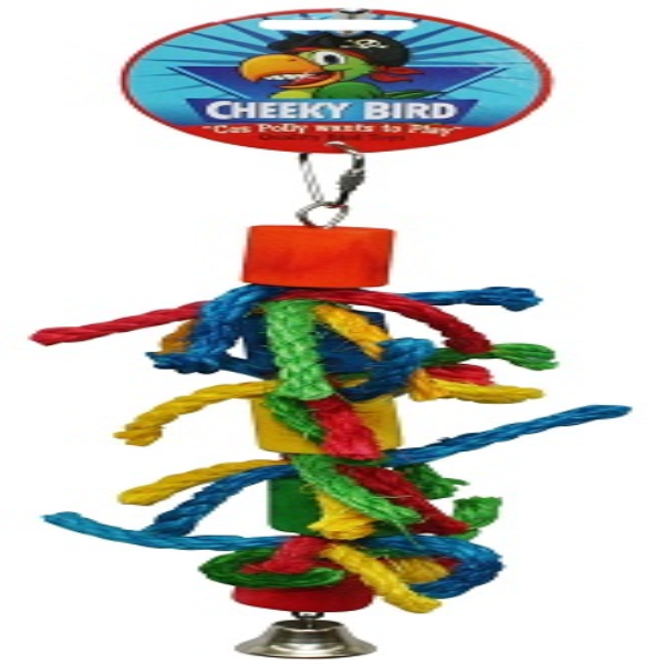 CHEEKY BIRD CYLINDER & ROPE WITH BELL