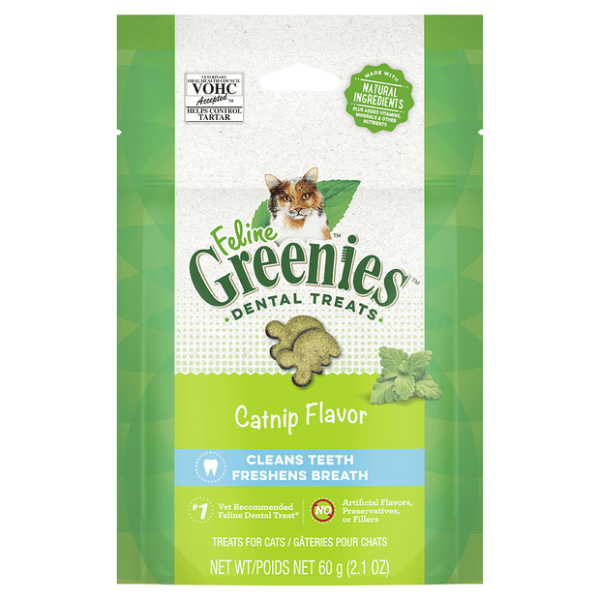 GREENIES Cat Treats Dental Catnip Flavour