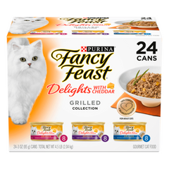 FANCY FEAST CHEDDAR DELIGHTS GRILLED 24X85G