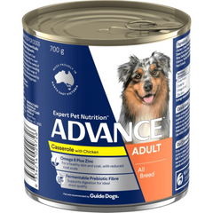 ADVANCE Adult Casserole With Chicken Wet Dog Food Cans