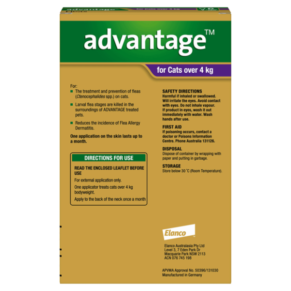 ADVANTAGE Large Cat Purple