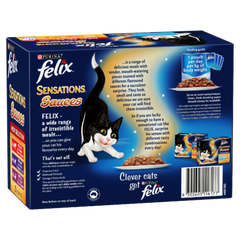 FELIX SENSATIONS SAUCES MEAT SELECTION 12X85G