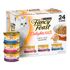 FANCY FEAST CHEDDAR DELIGHTS GRILLED 24X85G