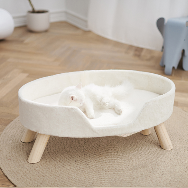 PETSBELLE Snowmelt Cat Bed