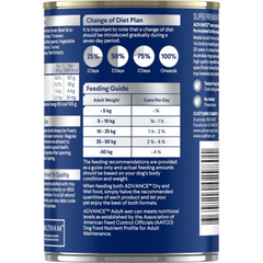 ADVANCE Adult Casserole With Chicken Wet Dog Food Cans