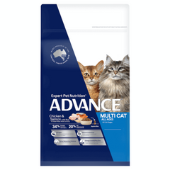 ADVANCE CAT ADULT MULTI CAT CHICKEN & SALMON