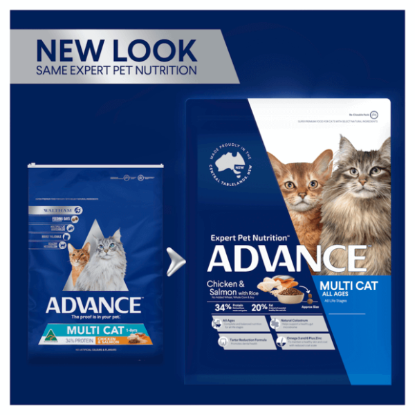 ADVANCE CAT ADULT MULTI CAT CHICKEN & SALMON