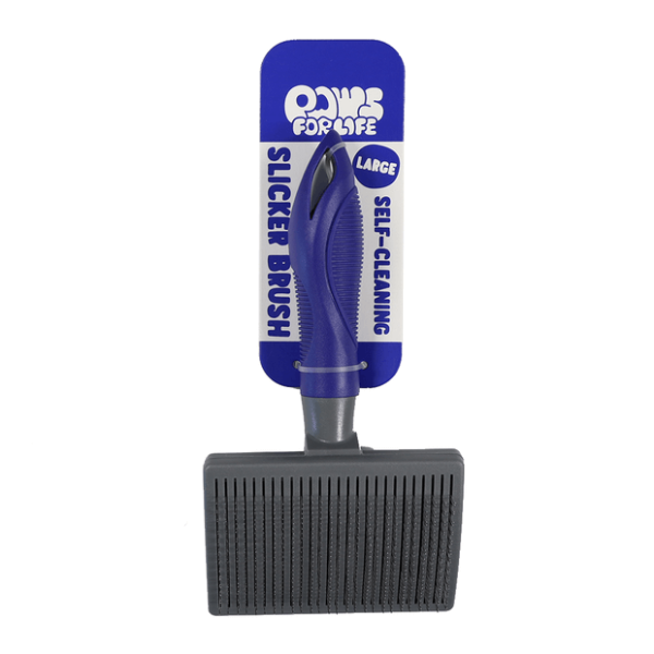 PAWS FOR LIFE Self Cleaning Slicker Brush