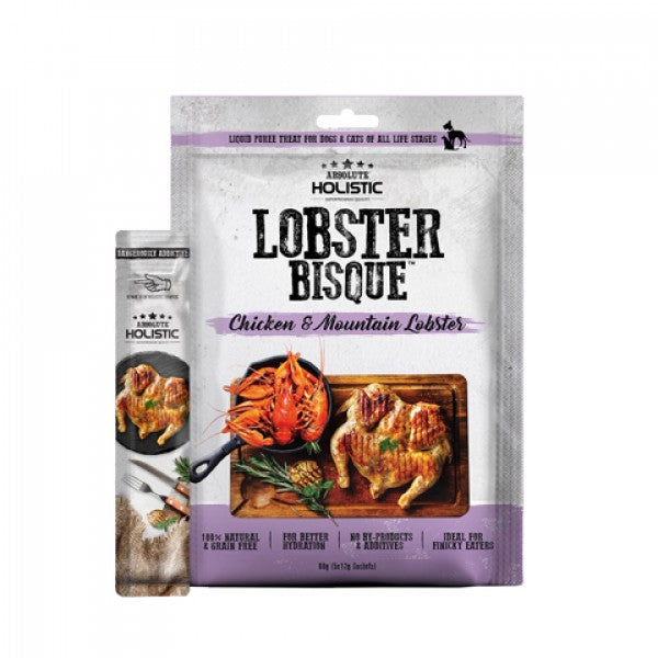 Absolute Holistic Cat Treat Bisque Chicken & Lobster 60gm