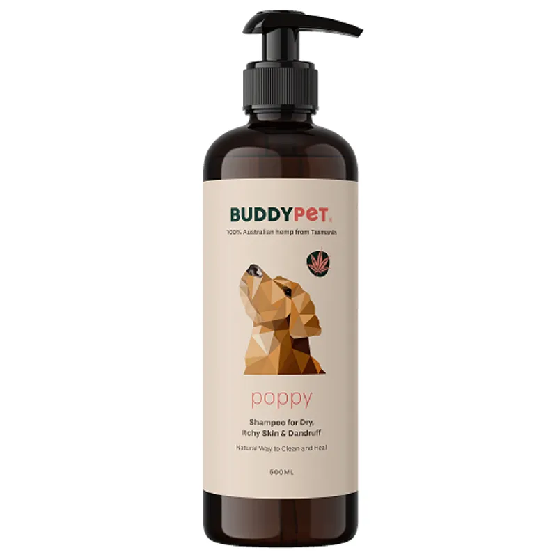 BUDDYPET POPPY - SHAMPOO FOR DRY ITCHY SKIN 500ML