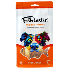 FISHTASTIC FISH JERKY - HAND CRAFTED CHEWS 100G