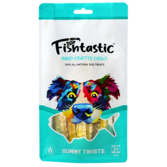 FISHTASTIC GUMMY TWISTS - HAND CRAFTED CHEWS 100G