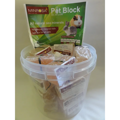 MINROSA PET BLOCKS DISPLAY BUCKET (20 X 200G)