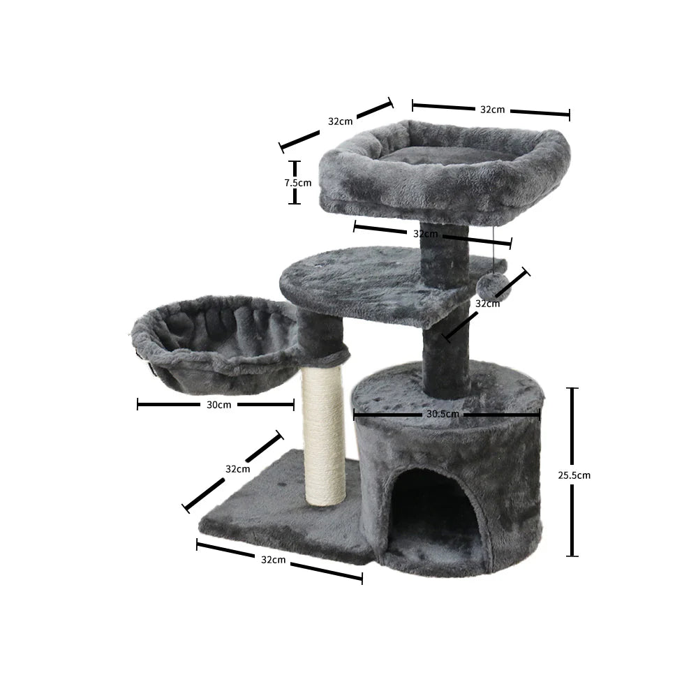 CATIO Chipboard Flannel Cat Scratching Tower (3 Style)