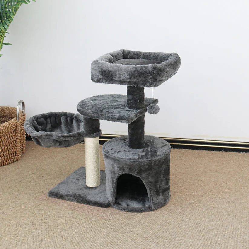 CATIO Chipboard Flannel Cat Scratching Tower (3 Style)