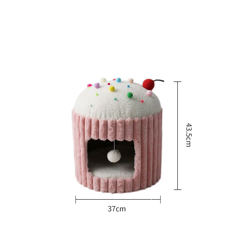 CATIO Pink Cupcake Cat House