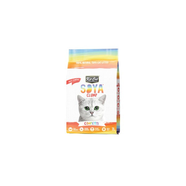 Kit Cat Soya Clump Litter Confetti 2.5kg