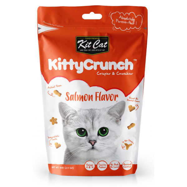 Kit Cat Kitty Crunch Treat Salmon 60gm