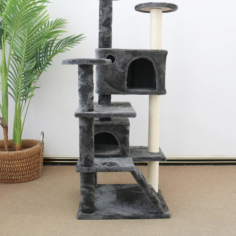 CATIO Chipboard Flannel Cat Scratching Tower (3 Style)