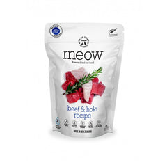 Meow Freeze Dried Cat Food Beef & Hoki 280gm