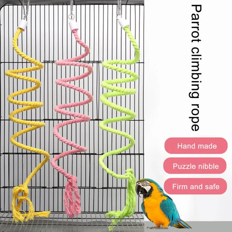 Multi-Color Parrot Perch