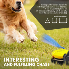 Ultimate Interactive Lure Course Machine for Dogs | Agility Training & Chase Toy