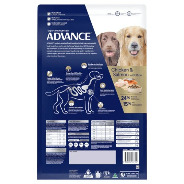 ADVANCE Adult Retrievers Chicken And Salmon with Rice