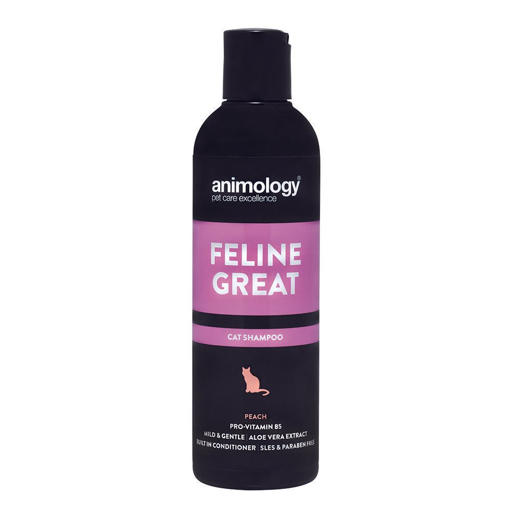 Animology FELINE GREAT CAT SHAMPOO PEACH 250ml - Furbabies Online