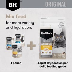 Black Hawk Cat Variety Pack in Gravy 85g x 12 - Furbabies Online