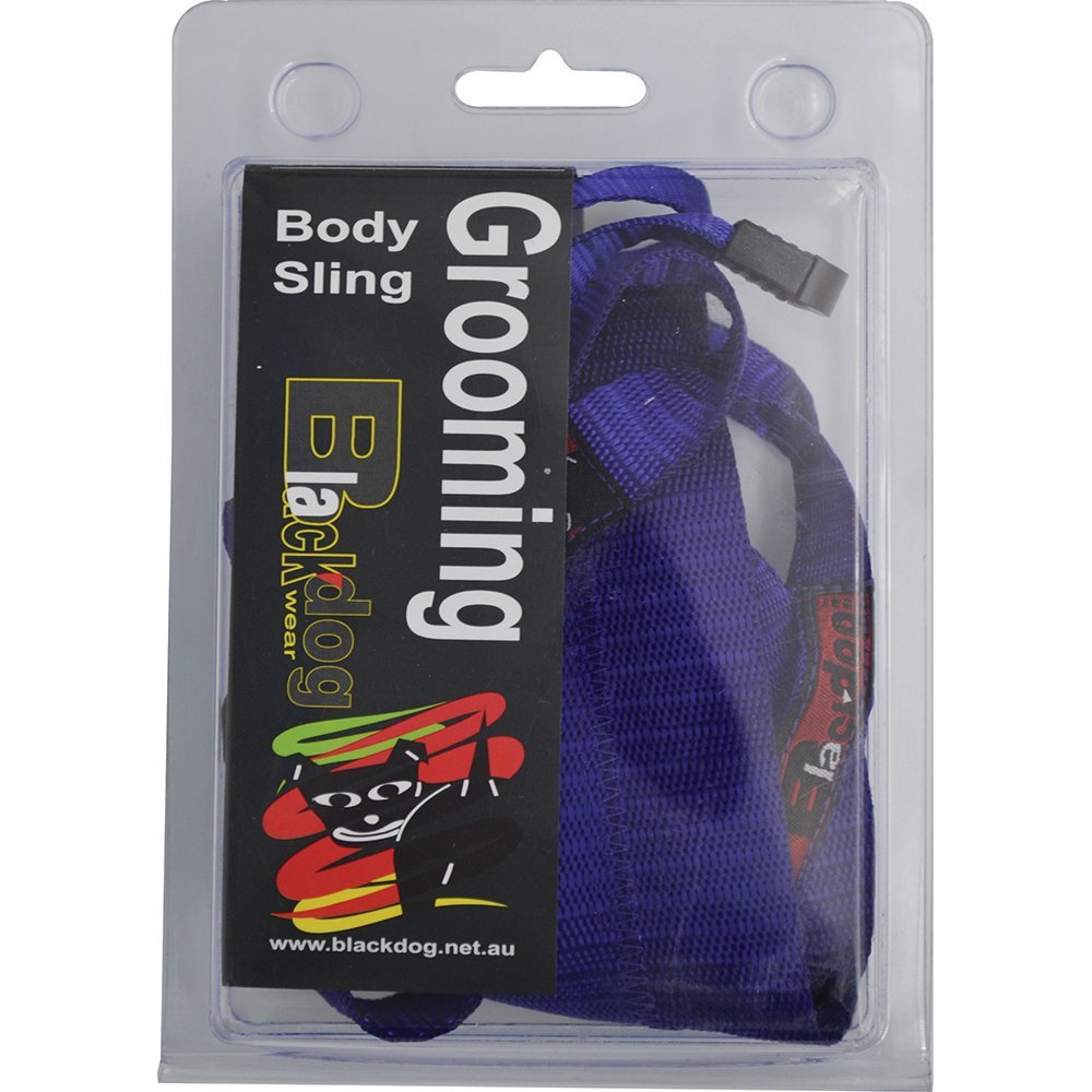 BlackDog ADJ GROOMING BODY SLING - Purple - Furbabies Online