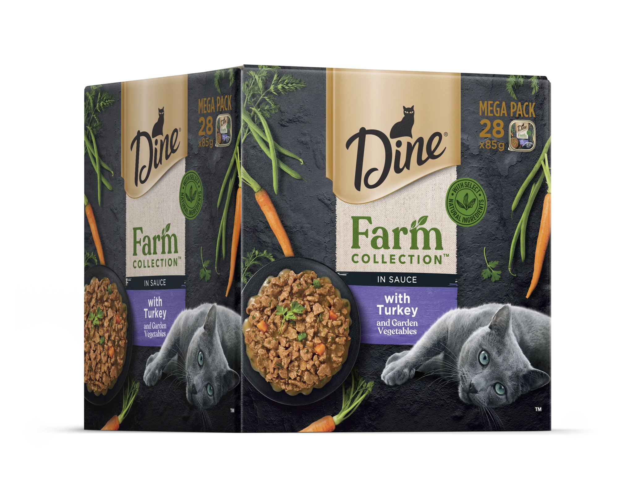 Dine Farm Collection Turkey with Garden Vegetables 85g (2 Variants) - Furbabies Online