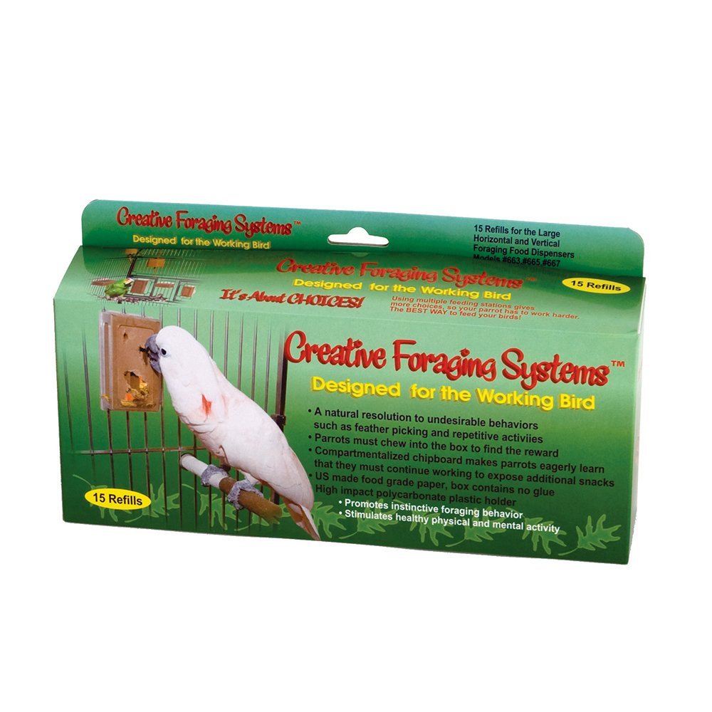 Featherland Paradise FORAGING REFILLS Large 25x15cm - 15pk - Furbabies Online