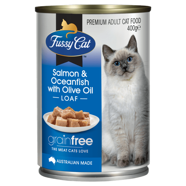 Fussy Cat GF Adult Salmon & Oceanfish 400g 12 - Pack - Furbabies Online