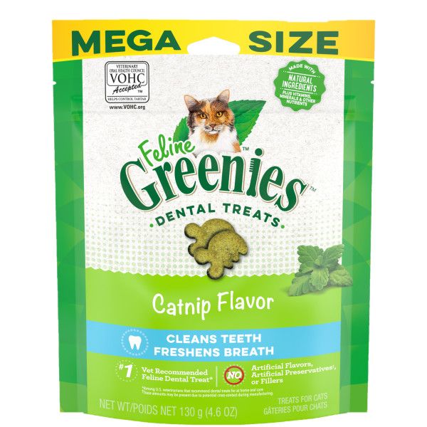 Greenies Cat Treats - Catnip Flavor 130g - Furbabies Online