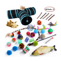 30 Packs Cat Toy Set