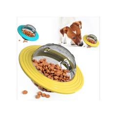 UFO Shape Dog Food Leakage Puzzle Toy