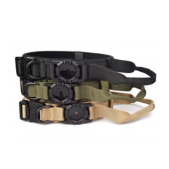 Tactical Dog Collar with AirTag Case