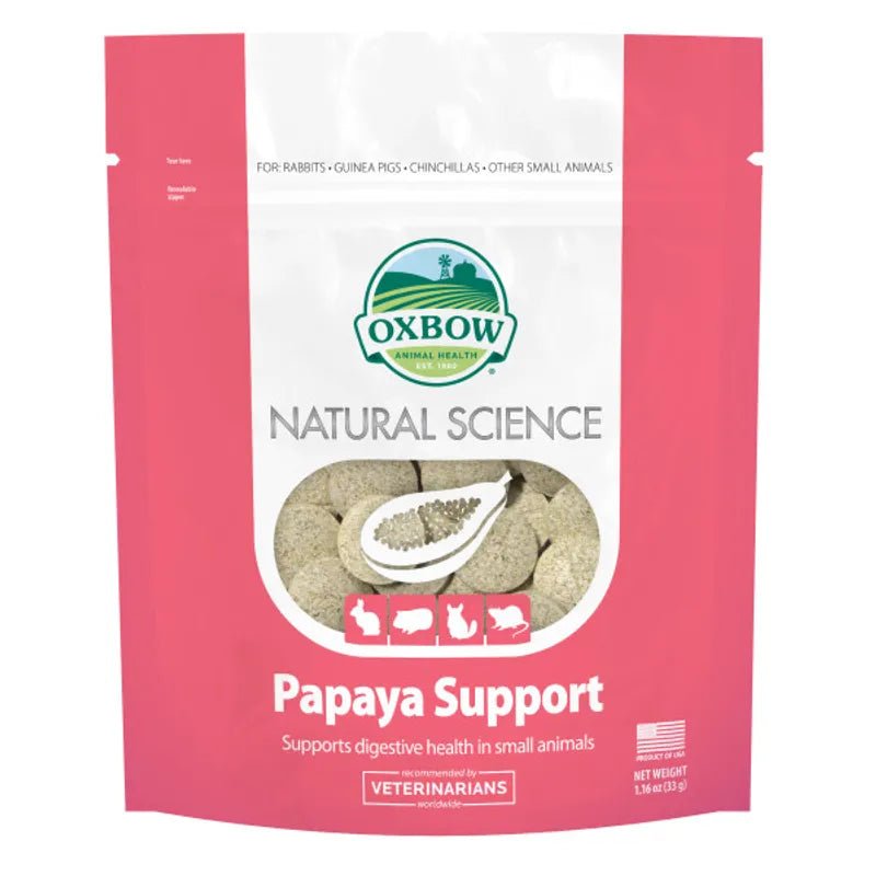 OXBOW NATURAL SCIENCE PAPAYA SUPPORT 33G - Furbabies Online