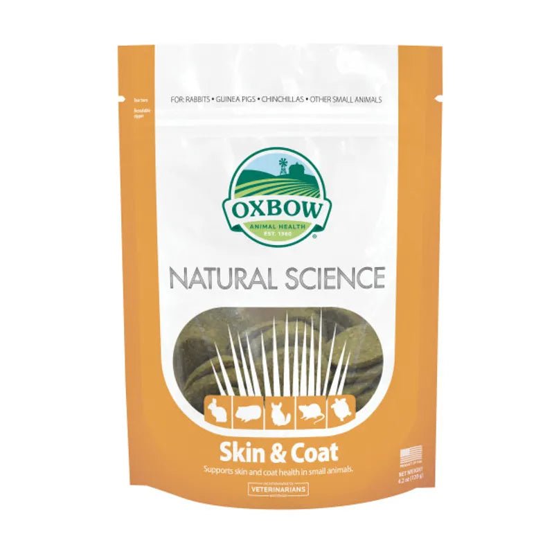 OXBOW NATURAL SCIENCE SKIN AND COAT 120G - Furbabies Online