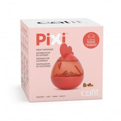 Pixi Treat Dispenser Rooster Red - Furbabies Online