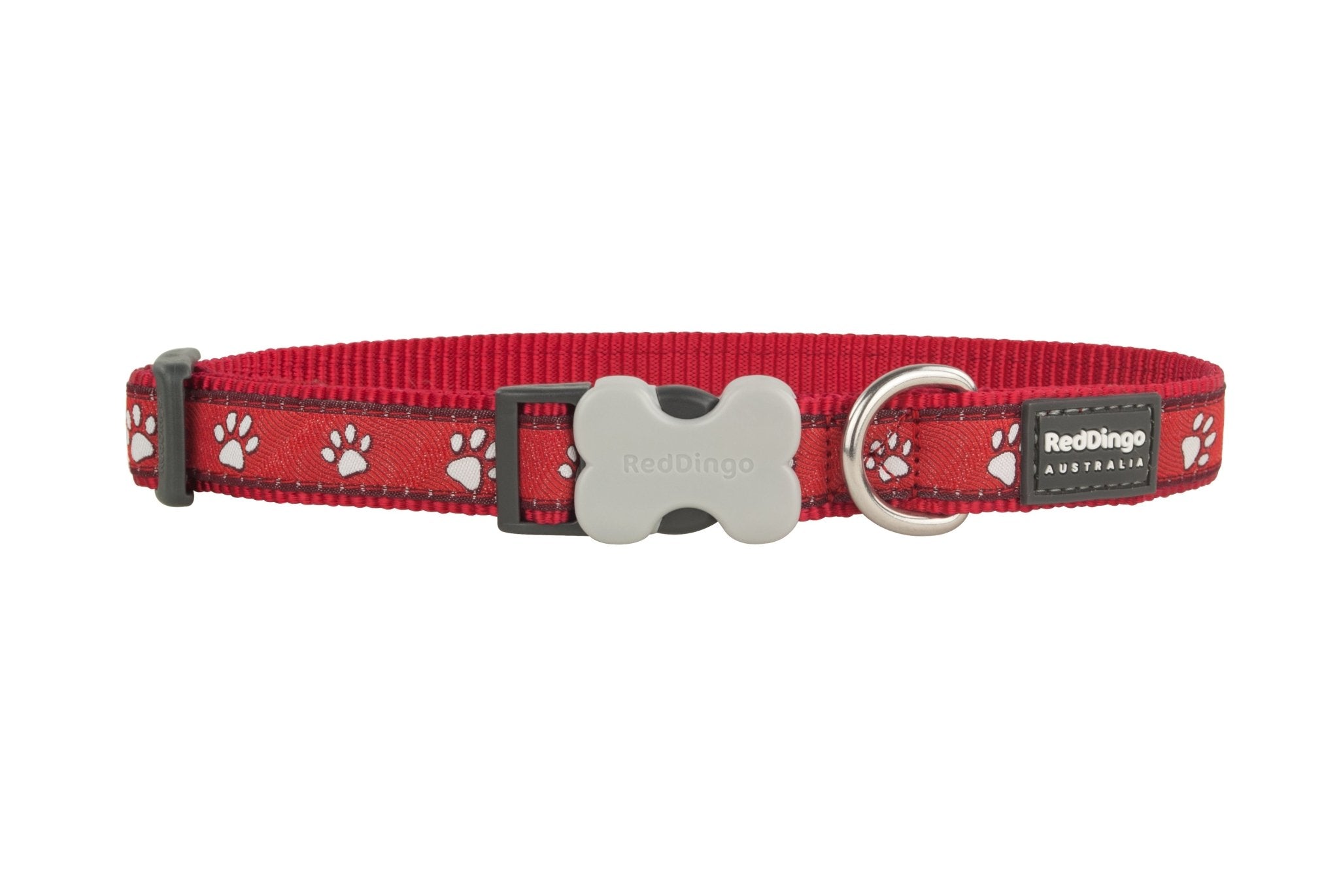 Red Dingo Dog Collar 25mm x 41 - 63cm - Furbabies Online