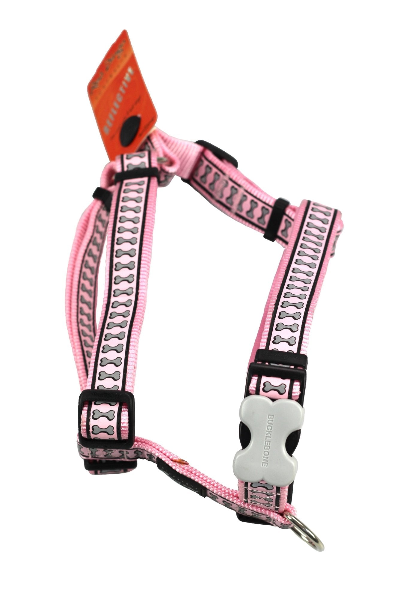 Red Dingo Dog Harness Reflective Bones - Furbabies Online