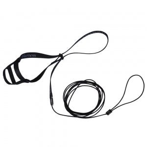 The Aviator MEDIUM BIRD HARNESS & LEASH - Black - Furbabies Online