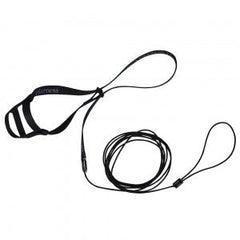 The Aviator X - LARGE BIRD HARNESS & LEASH - Black - Furbabies Online