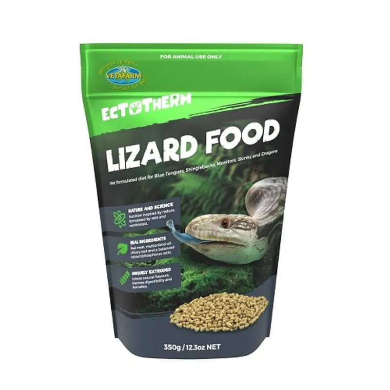 VETAFARM ECTOTHERM LIZARD FOOD 350G - Furbabies Online